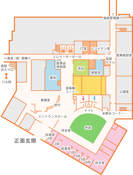 1Fフロアマップ